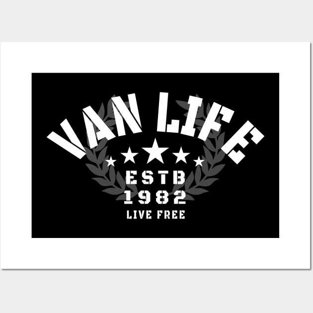 Van Life - Van Dweller Wall Art by Tshirt Samurai